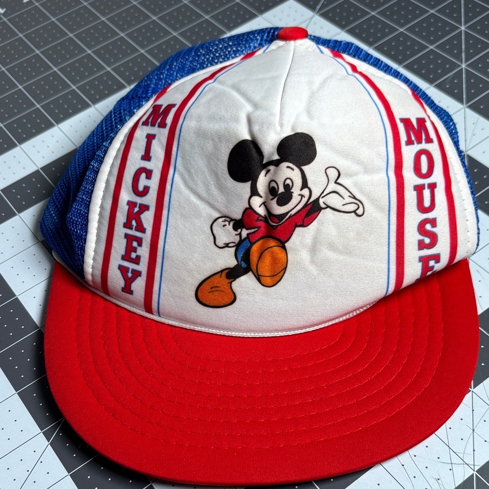 1982 Disney Mickey Mouse Vintage Kids Hat Cap